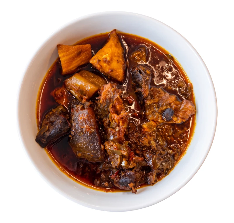 Ayamase stew with white rice at D'lara Kitchen on Henderson Highway