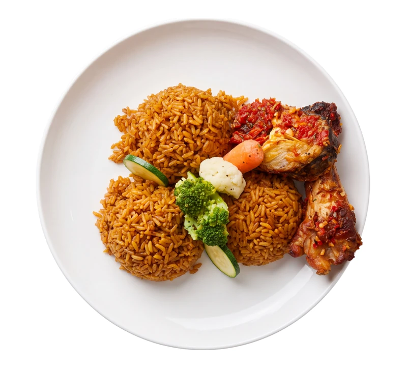 Nigerian jollof rice at D'lara Kitchen, 849 Henderson Highway, Winnipeg